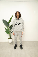 Load image into Gallery viewer, "THE PLANE JANE STAPLE SET FW 25/26" QUARTERZIP HOODIE (LIGHTGREY W/ BLACK)