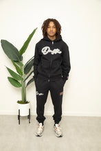 Load image into Gallery viewer, "THE PLANE JANE STAPLE SET FW 26" FULLZIP HOODIE (BLACK W/ GREY &amp; CHAR)