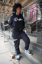 Load image into Gallery viewer, "THE PLANE JANE STAPLE SET FW 26/27" HOODIE (BLACK W/ WHITE)
