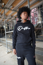 Load image into Gallery viewer, "THE PLANE JANE STAPLE SET FW 26/27" HOODIE (BLACK W/ WHITE)