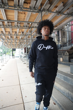 Load image into Gallery viewer, "THE PLANE JANE STAPLE SET FW 26/27" HOODIE (BLACK W/ WHITE)