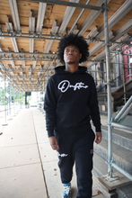 Load image into Gallery viewer, "THE PLANE JANE STAPLE SET FW 26/27" HOODIE (BLACK W/ WHITE)