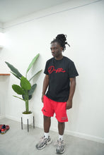 Load image into Gallery viewer, "THE PLANE JANE STAPLE SUMMER 26" SHORT SET (BLACK W/RED)