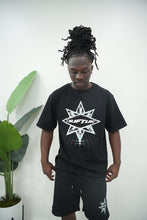 Load image into Gallery viewer, "DIAMOND LUX STAR" SHORT SET (BLACK W/WHITE)