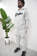 Load image into Gallery viewer, "THE PLANE JANE STAPLE SET SUMMER 26" FULLZIP HOODIE (GRAY W/ BLACK)