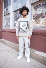 Load image into Gallery viewer, “REFLECTS” NYLON PANTS (GREY W/ 3M REFLECTIVE)