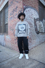 Load image into Gallery viewer, "ART IS DEAD'" DOUBLE LAYER LONGSLEEVE TEE ( GREY W/BLACK)