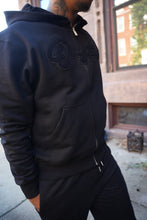 Load image into Gallery viewer, "THE PLANE JANE STAPLE SET FW 26/27" HOODIE (BLACK W/ BLACK)