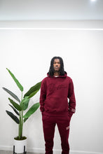 Load image into Gallery viewer, &quot;THE PLANE JANE STAPLE SET FW 25/26&quot; HOODIE (BURGUNDY W/ BURGUNDY)