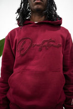 Load image into Gallery viewer, &quot;THE PLANE JANE STAPLE SET FW 25/26&quot; HOODIE (BURGUNDY W/ BURGUNDY)