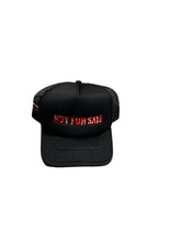 Load image into Gallery viewer, &quot;NOT FOR SALE&quot; TRUCKER HAT (BLACK)