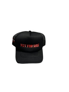 "NOT FOR SALE" TRUCKER HAT (BLACK)